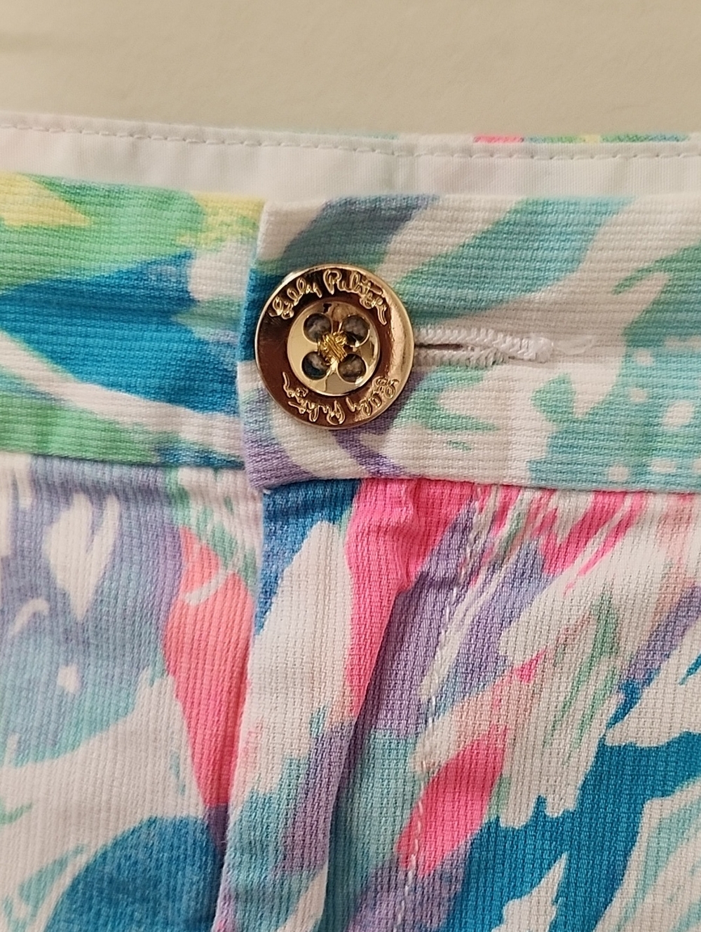 Lilly Pulitzer Buttercup Shorts Multi Sparkling Sands Size 4 - Picture 14 of 16